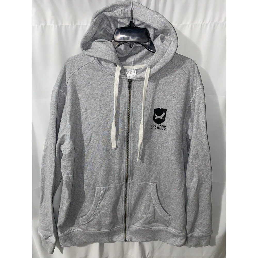 Brewdog Brewery Beer Columbus‎ Ohio Full Zip Hoodie Hooded Sweatshirt Mens XL
